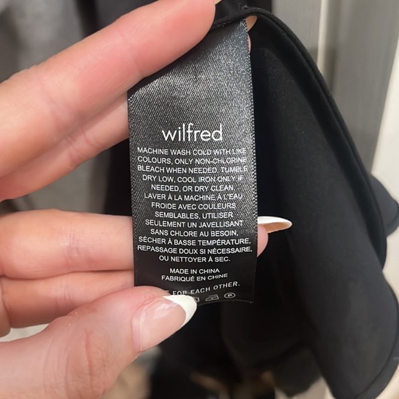 Aritzia Black Square Neck Slip Dress - Picture 2 of 3